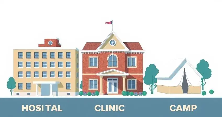 تفاوت بیمارستان، کلینیک و کمپ ترک اعتیاد