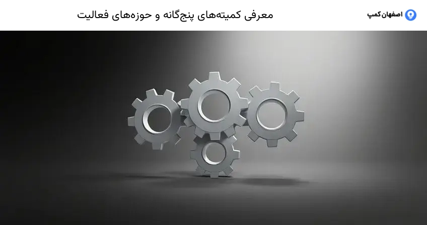 معرفی کمیتههای پنجگانه و حوزههای فعالیت