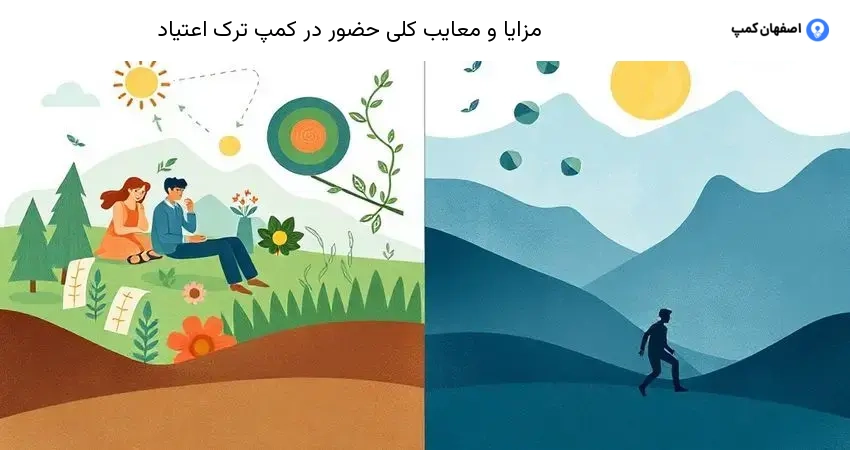 مزایا و معایب کلی حضور در کمپ ترک اعتیاد